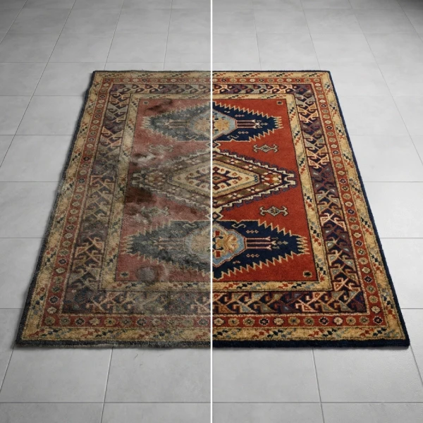 Rug Cleaning Before & After 1